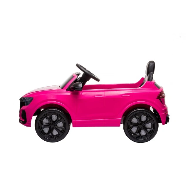 Battery operated car AUDI RS Q8, EVA wheels, leather seat, pink