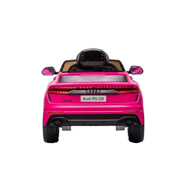 Battery operated car AUDI RS Q8, EVA wheels, leather seat, pink
