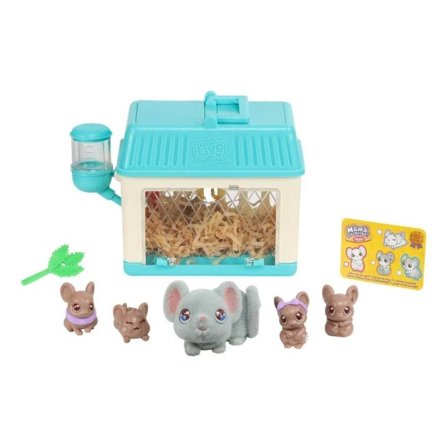 Little Live Pets Къщичка с мишле и бебета изненади Mama Surprise Minis