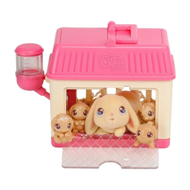 Little Live Pets Къщичка със зайче и бебета изненади Mama Surprise Minis