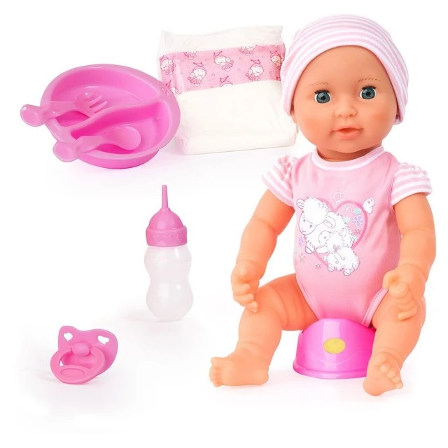 BAYER Squeal doll with diaper PICCOLINA