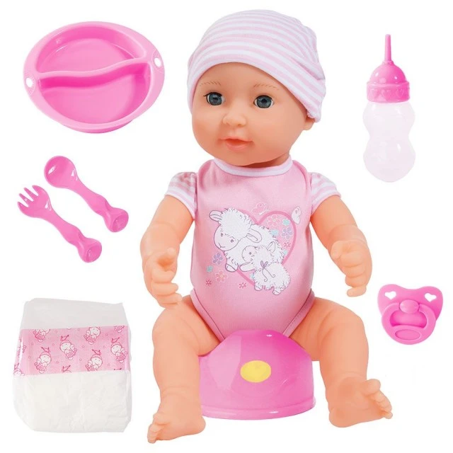 BAYER Squeal doll with diaper PICCOLINA