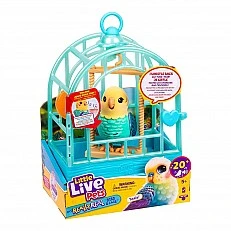 Little Live Pets Really Real Bird Интерактивно Пиле в Клетка Indie