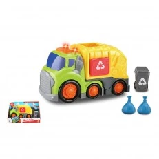 Kiddy Go Боклукчийски камион B/O със светлини и звуци 19.5 см.