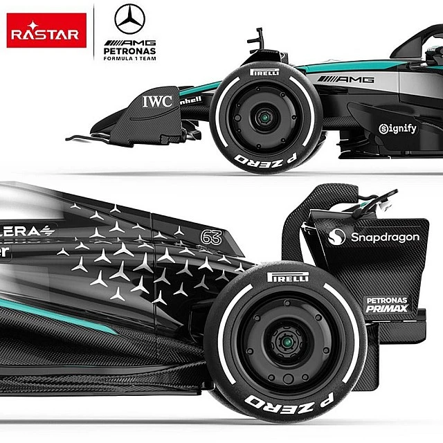 RASTAR Кола Mercedes-AMG F1 W16E Performance за сглобяване Radio/C 1:16