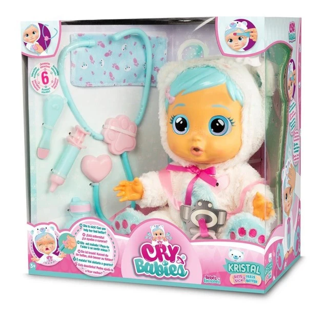 IMC CRYBABIES KRISTAL Crying Doll Sick Baby 1