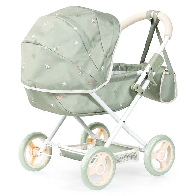 BAYER Doll stroller COSY with bag, blanket and pillow green