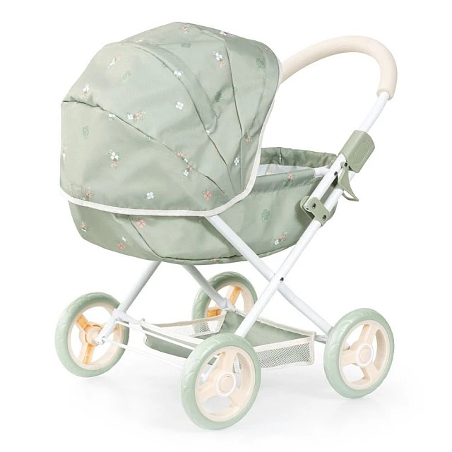 BAYER Doll stroller COSY with bag, blanket and pillow green