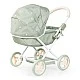 BAYER Doll stroller COSY with bag, blanket and pillow green