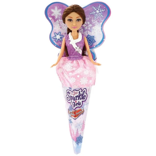 Sparkle Girlz Winter Princess doll Super Sparkly in cone