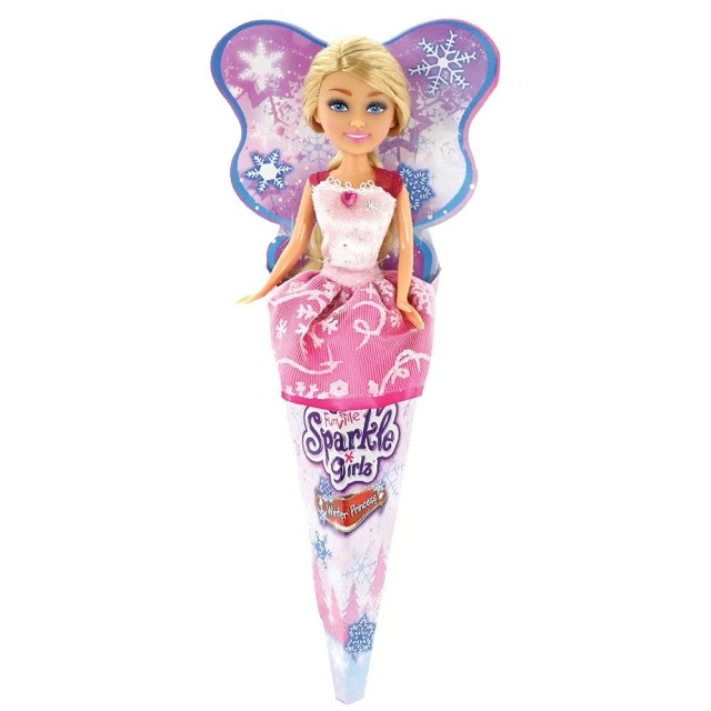 Sparkle Girlz Winter Princess doll Super Sparkly in cone