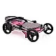 BAYER Doll stroller GO gray-pink