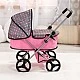 BAYER Doll stroller GO gray-pink