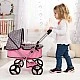 BAYER Doll stroller GO gray-pink