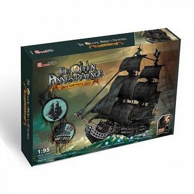 3D Пъзел Кораб Queen Anne’s 1:95 308ч.