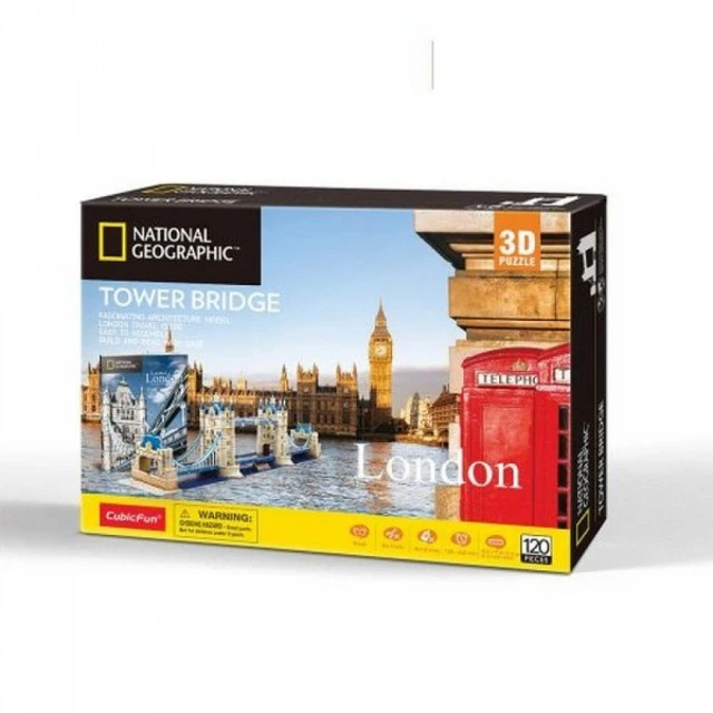 3D Пъзел National Geographic Tower Bridge 120ч.