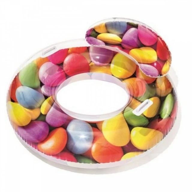 CANDY DELIGHT LOUNGE - inflatable ring 118 x 117 cm