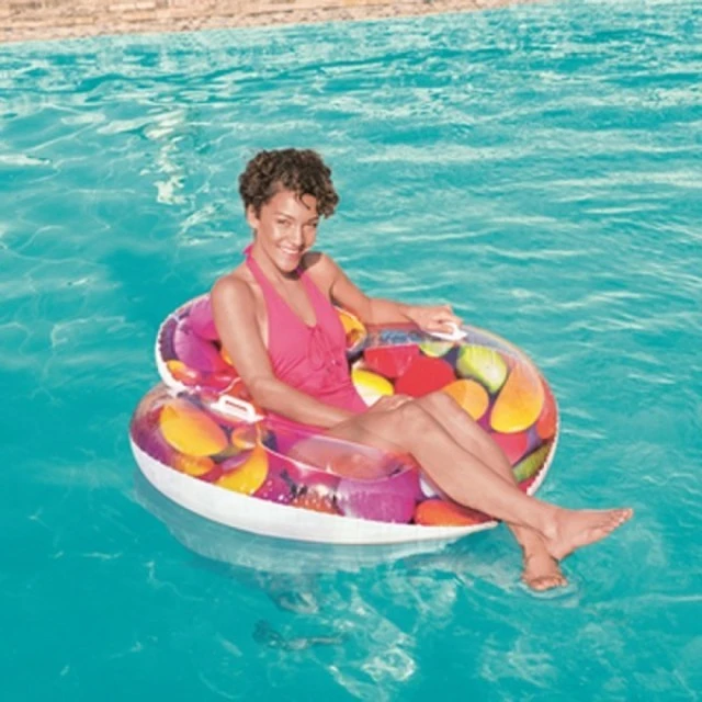 CANDY DELIGHT LOUNGE - inflatable ring 118 x 117 cm