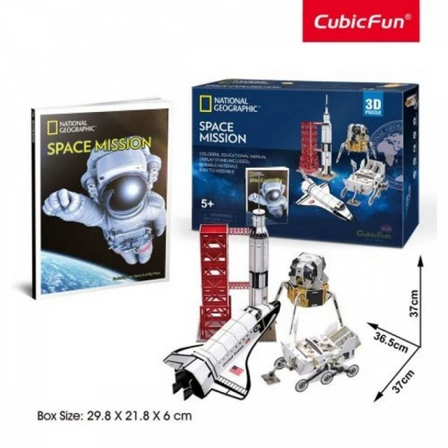 National Geographic - Space Mission Space Mission 80h. - 3D Puzzle