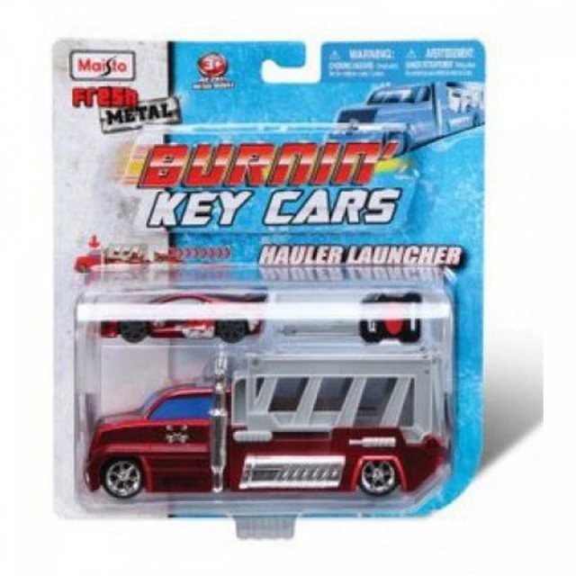Burnin Key Car Launcher Hauler Fresh - Камион с кола и ключ изстрелвачка, асортимент