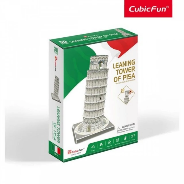 Leaning Tower of Pisa - 3D Пъзел 27ч.
