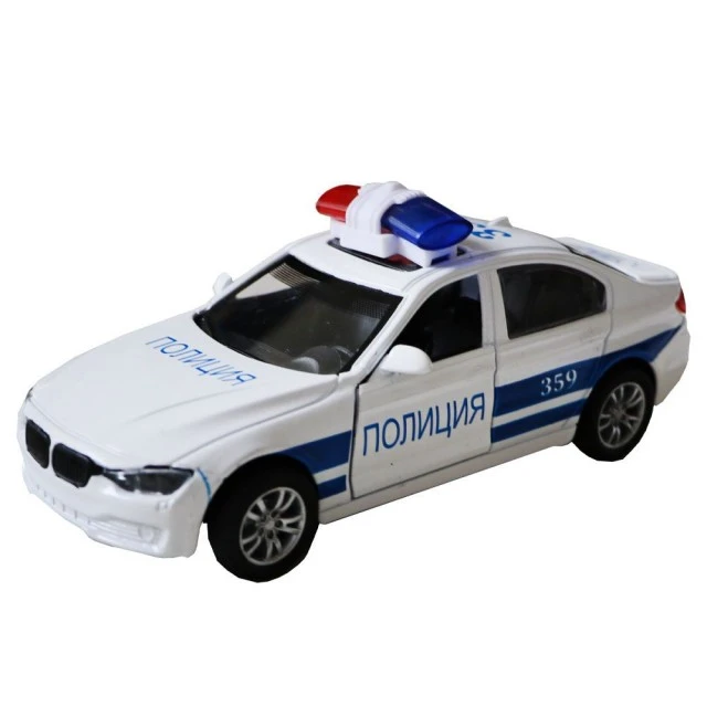 Police car Die Cast Pull Back BG