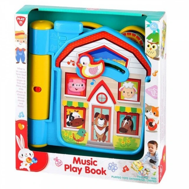 Musical book with animals