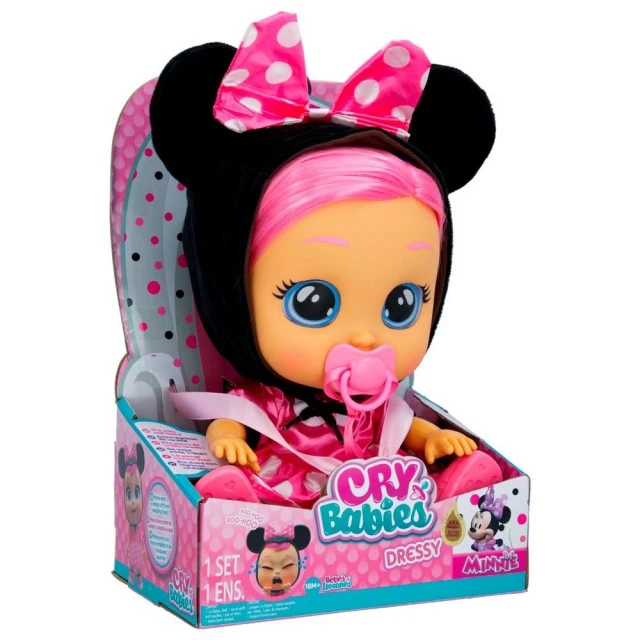 IMC Кукла със сълзи CRYBABIES DRESSY Minnie Mouse