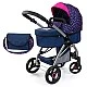 BAYER CITY MAX transforming doll stroller with bag blue
