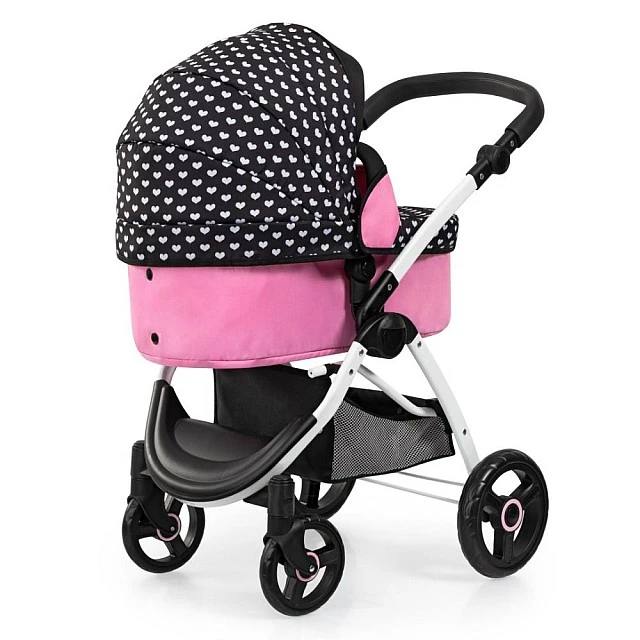 BAYER CITY MAX transforming doll stroller with bag pink