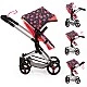 BAYER Red NEO VARIO Transforming Doll Stroller with Bag