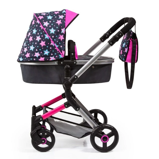 BAYER Purple City VARIO Transforming Doll Stroller with Bag