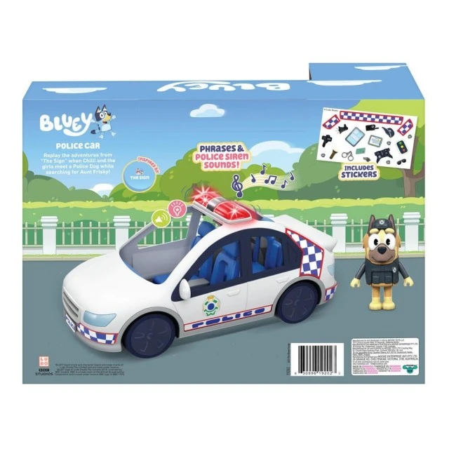 BLUEY Police Car with Figure