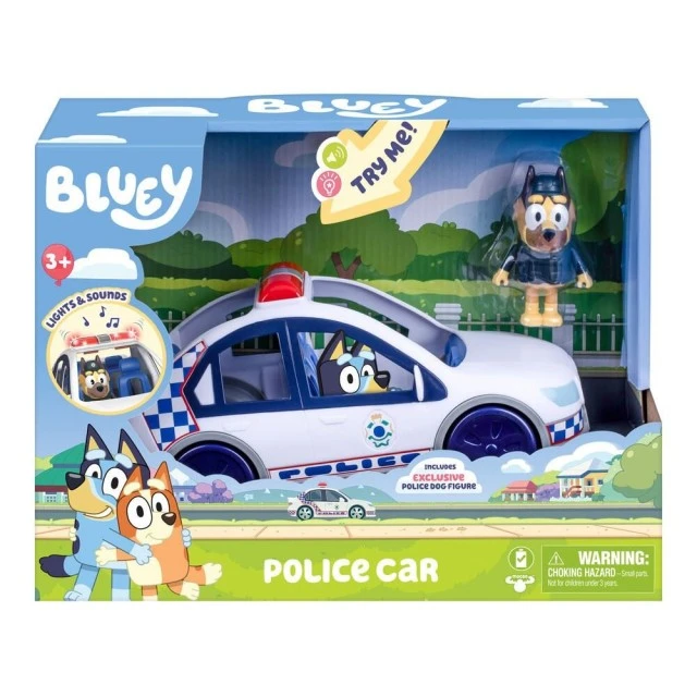 BLUEY Police Car with Figure