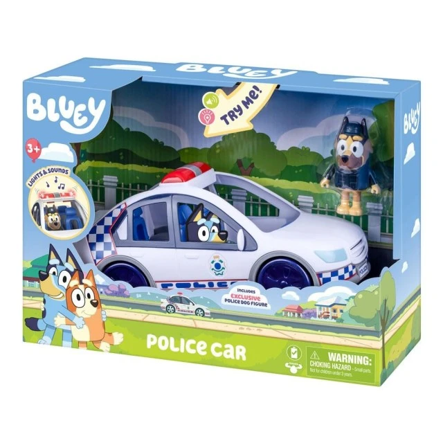 BLUEY Police Car with Figure