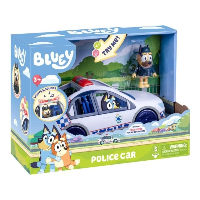 BLUEY Police Car with Figure