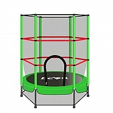 Trampoline 140 cm. with Internal Network Green
