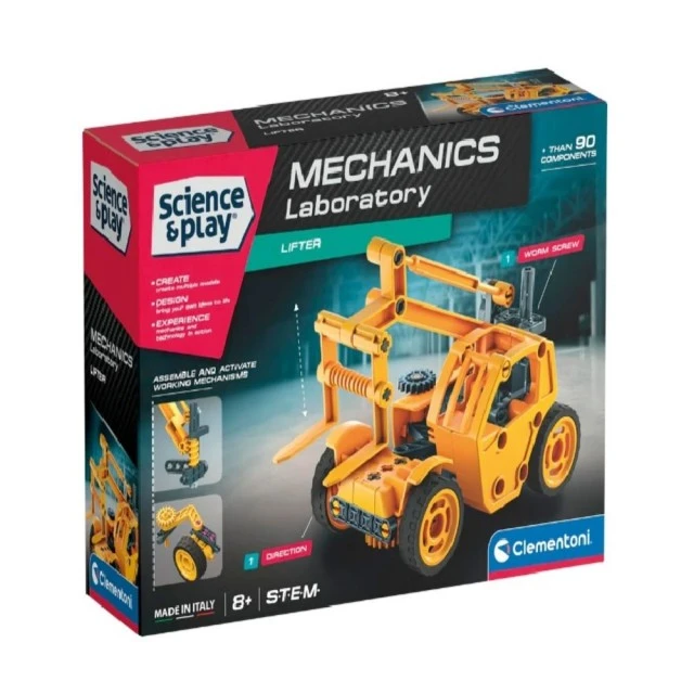 CLEMENTONI MECHANICS LABORATORY Lifter building set 90 pcs