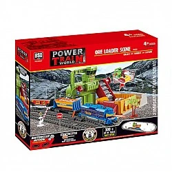 POWER TRAIN Freight train with a quarry 300cm.