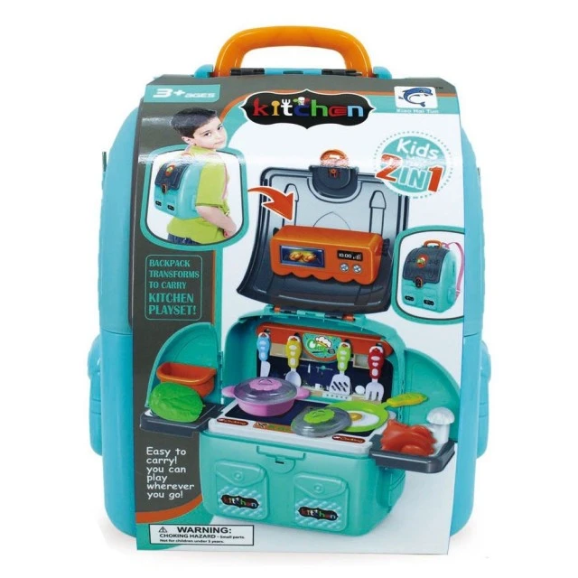 2-in-1 backpack kitchen