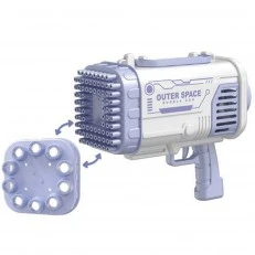 Bubble Gun Outer Space bazooka 80 bubbles Purple