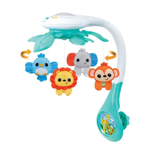 WINFUN Baby Carousel Projector Jungle Friends
