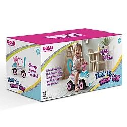 DOLU My first ride-on car white/pink