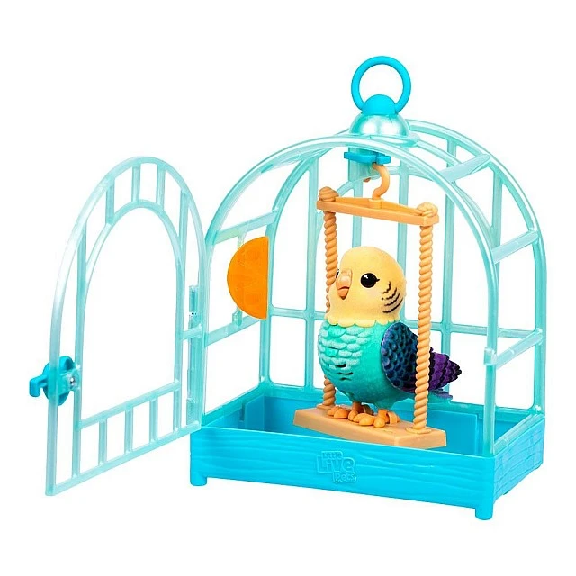 Little Live Pets Really Real Bird Интерактивно Пиле в Клетка Indie