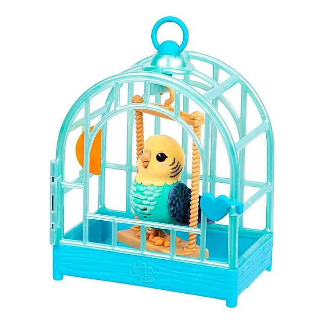 Little Live Pets Really Real Bird Интерактивно Пиле в Клетка Indie