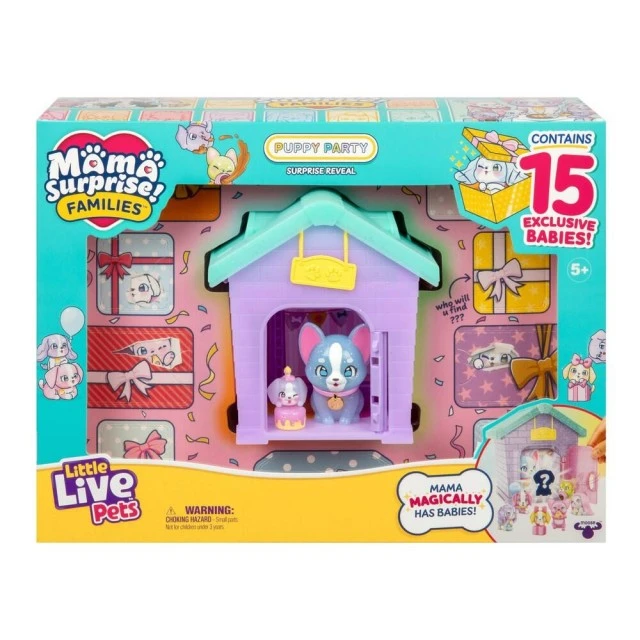 Little Live Pets Mama Surprise Families Dog Party