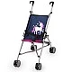 BAYER BUGGY doll stroller blue with unicorn 27x51x55cm.