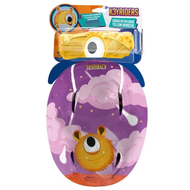K3YRIDERS Monster Eyes Sunny Plush Case Helmet