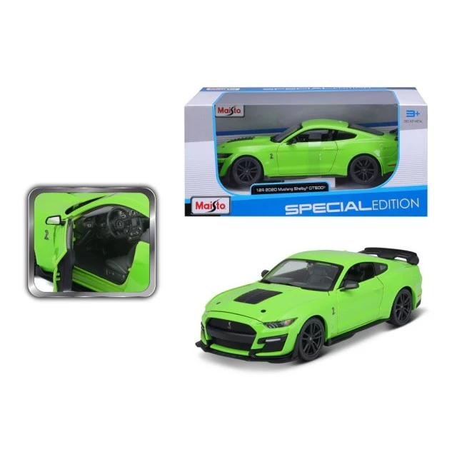 MAISTO SP EDITION Кола Ford Mustang Shelby GT500 2020 1:24 зелена