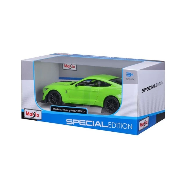 MAISTO SP EDITION Кола Ford Mustang Shelby GT500 2020 1:24 зелена